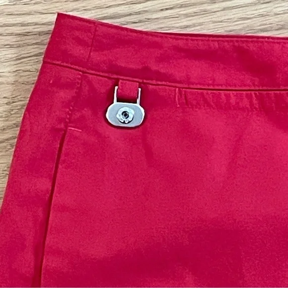 LIZ Golf Audra Red Shorts Size 10 - Picture 2 of 9